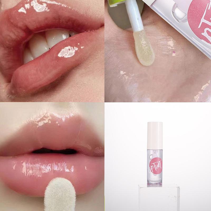 6-цветный фруктовый бальзам для губ увлажняющий и увлажняющий блеск для губ прозрачный блеск для губ Beep Glass Lip Moisturizing Lip Oil