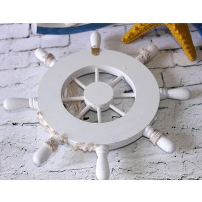 Морской Деревянный Корабль Лодка Рыболовная Сеть Колесо Винтажный Декор Рулевое Колесо Настенный Бытовой