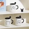 Керамическая кружка Yuan He - Милая и оригинальная кружка для пары, идеально подходит для завтрака или офисного кофе, Персонализированный подарок