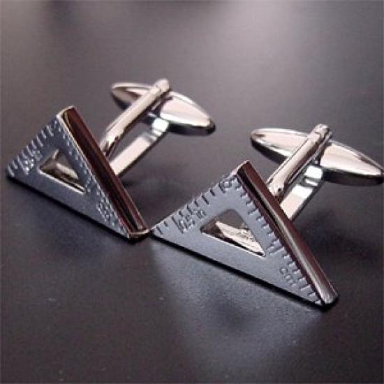 Kamakura Cufflinks Workshop Triangle Ruler Cufflinks Ed115 (Cufflinks)