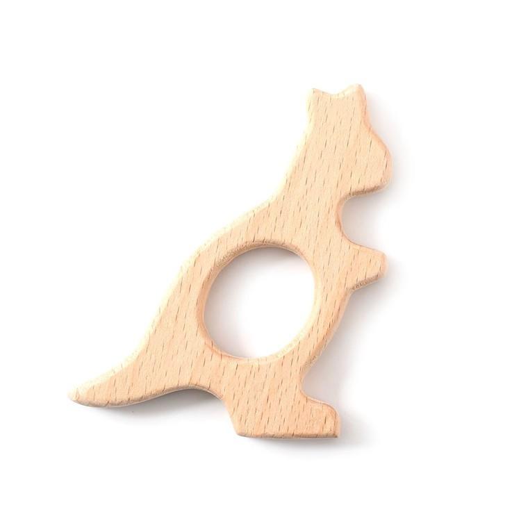 1 шт., детские прорезыватели, деревянные кольца с изображением животных, камера единорога, ежик, пищевой деревянный прорезыватель, подвеска для кормления, игрушки для прорезывания зубов