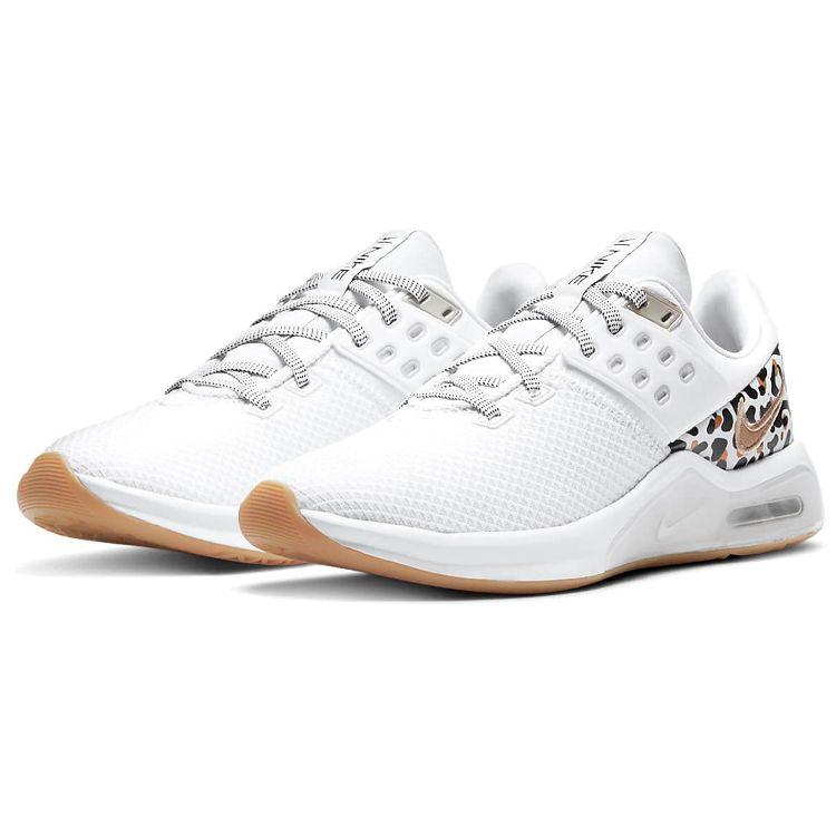 Nike Air Max Bella TR 4 Premium White Leopard Женские кроссовки Light-Bone Wheat Black DA2748-105