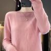 Женский кашемировый свитер 30% кашемир 70% шерсть Осень Зима Кашемировый пуловер Мягкий и теплый