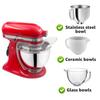 Pouring Shield for KitchenAid Prevent Splashing Mixing Bowl Pouring Attachment Mixing Bowl Spatter Guard for 4.5-5QT Bowls