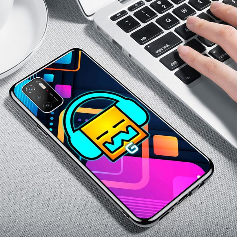 Geometry Dash Game Phone Case For Xiaomi Poco X7 X6 X5 Pro F7 Ultra Redmi 15C 15 13 13C 12 12C 10 10A 10C 9 9A 9C 9T Cover Poco