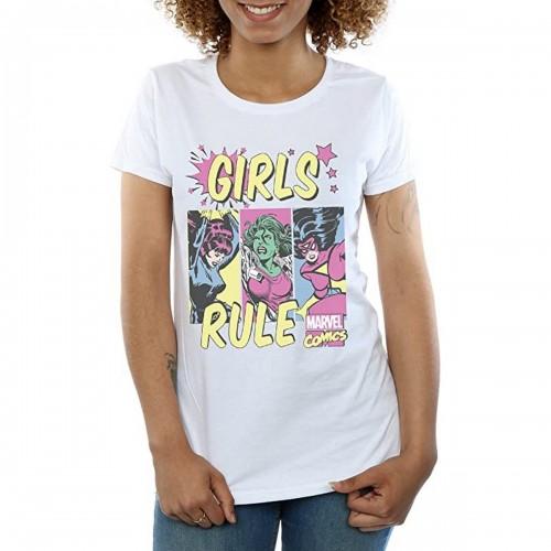 Marvel Comics Girls Rule Cotton T-Shirt