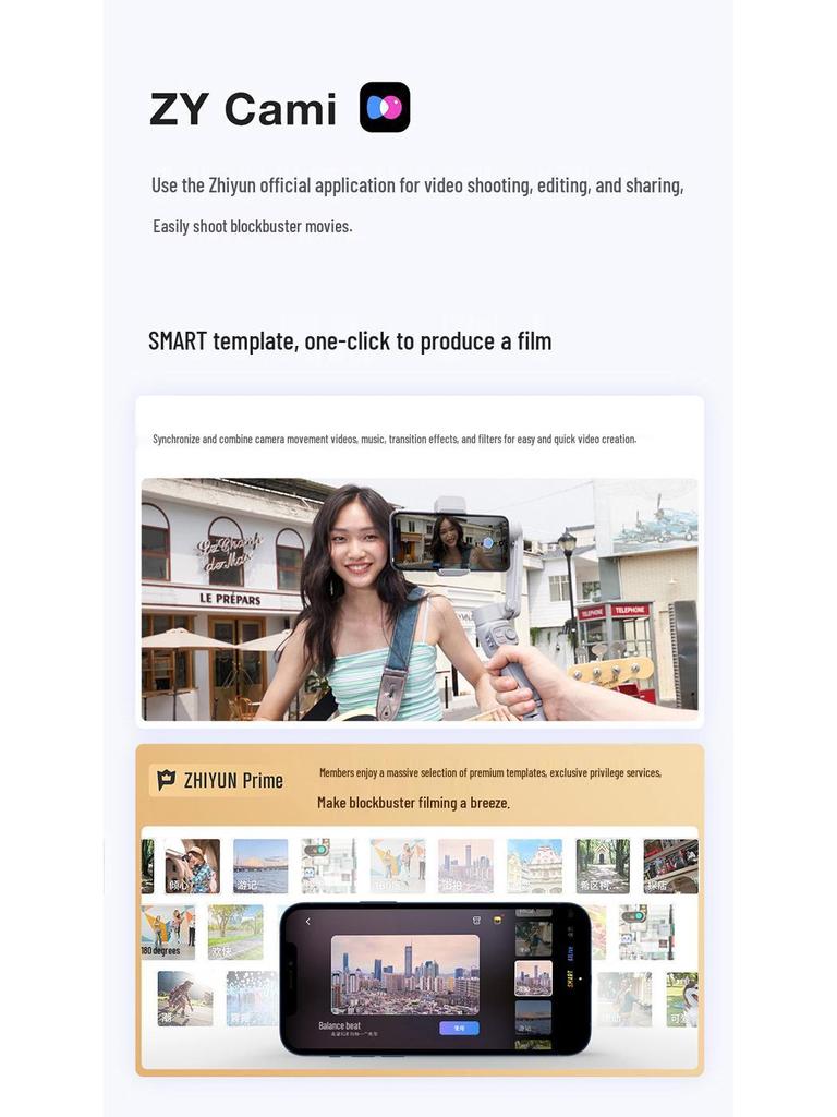 Zhiyun SMOOTH Q3 Smartphone 3-Axis Stabilizer & Selfie Gimbal