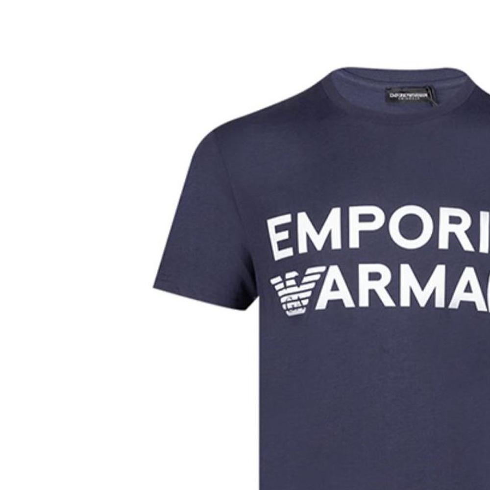 EMPORIO ARMANI Logo-print Cotton T-shirt 211831-3R479-4833
