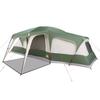 Family Tent with Porch 9 Person Capacity Green Waterproof