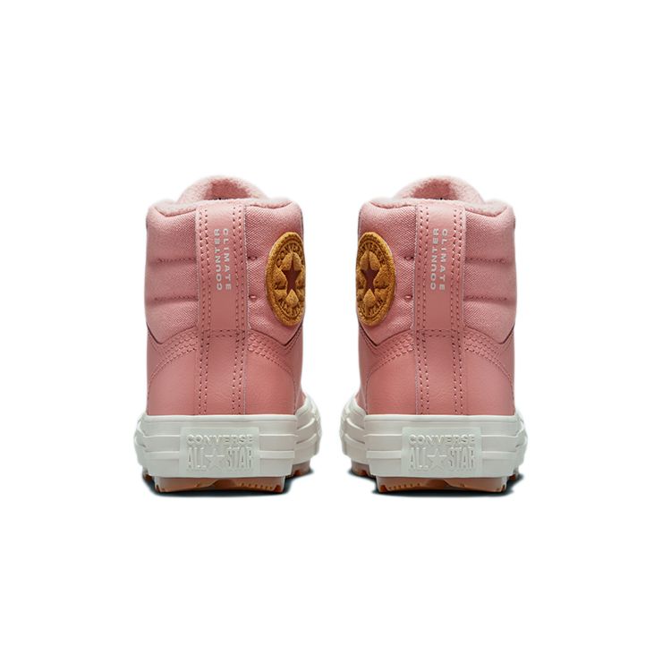Converse Chuck Taylor All Star Berkshire Boot PS Розовый ржавчины Детские кроссовки Бледно-бежевый 371523C