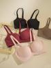 Sister K, petal puff cup, multi-colored comfortable gathering without steel ring side closing without trace women's underwear bra