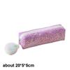 Large Capacity Sparkle Pen Bag Glitter Cosmetic Organizer Portable Pencil Storage Case  Universal