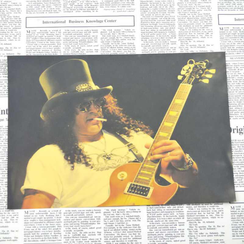 Ретро-постер Guns N' Roses - Бесплатная доставка, Декор из крафт-бумаги для бара или спальни