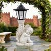 Angel Garden Roman Column Angel Outdoor Solar Light