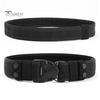 Men Trouser Tactical Belt Quick Release Fastener Tape Design Adjustable Wear Resistant Thickened Waistband Belt