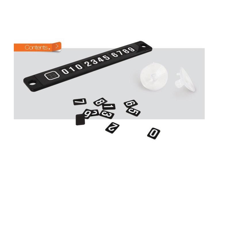 Car Styling Luminous Temporary Parking Card Phone Number Card Plate Car Sticker