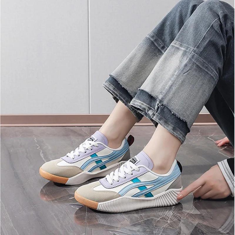 Модные женские кроссовки 2024 года, легкие, удобные, повседневные, на шнуровке, дышащие, кроссовки для бега, многофункциональные, для путешествий на открытом воздухе