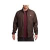 Logo Zip Long Sleeve Jacket Men Jackets Brown DX7881-237
