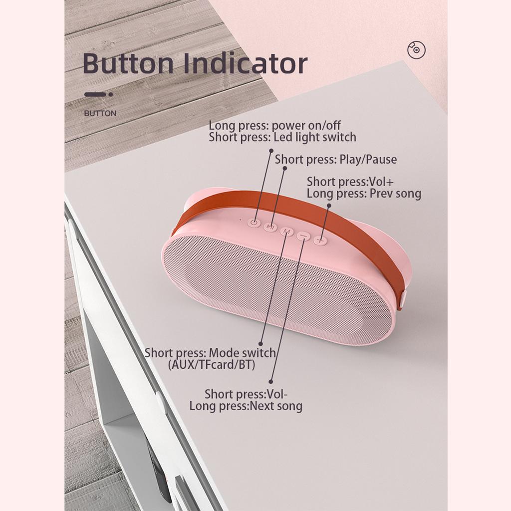 Мини-караоке-машина BT Караоке-динамик с беспроводными микрофонами Ослепительный цветовой световой эффект для