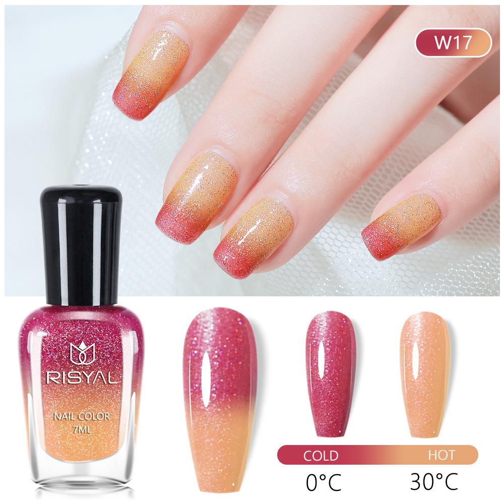 Thermochromic Quick-Dry Gradient Nail Polish Set – Non-Peelable, No Bake