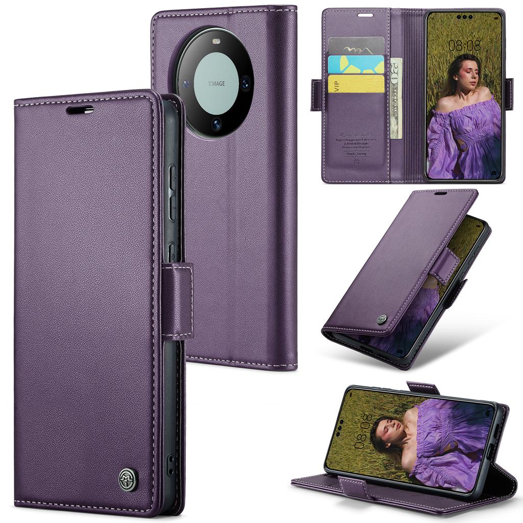 Для Huawei Mate 60/Mate 60 Pro/Mate 60 Pro+ чехол из искусственной кожи премиум-класса с функцией кошелька