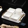 Ru Han European Ceramic Snack & Dessert Set
