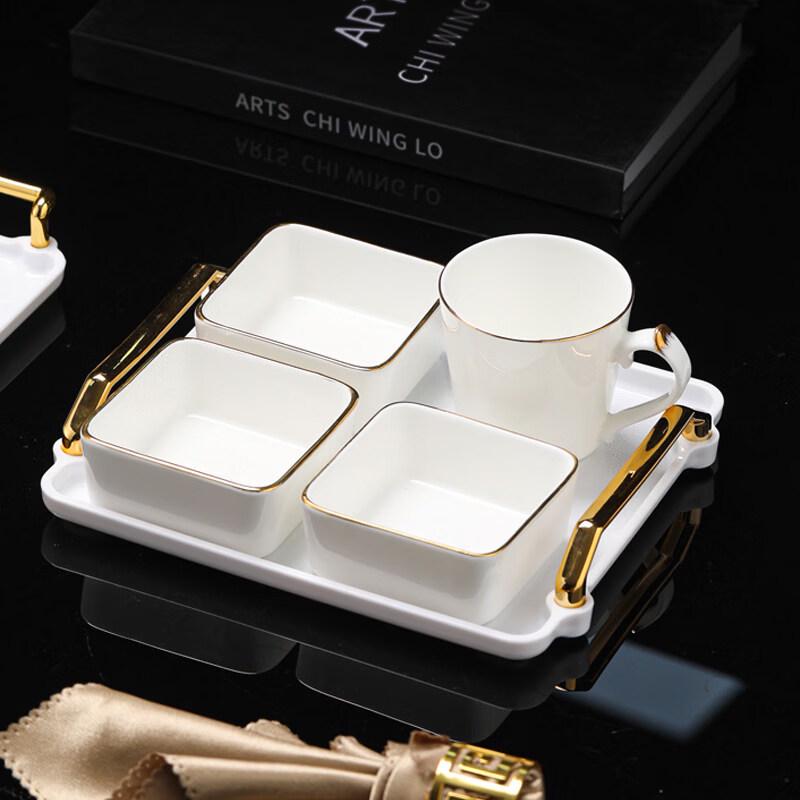 Ru Han European Ceramic Snack & Dessert Set