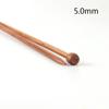 2 Pcs/Lot Wool Weaving Crochet Hook Bamboo Knitting Needle Single-end For Sweater