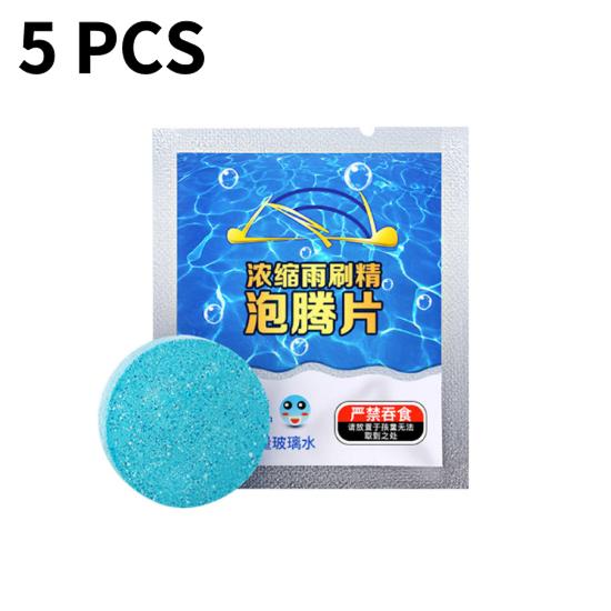 Очиститель автомобильного стекла, стеклоочиститель, тонкие твердые шипучие таблетки, вода для стекла, 1 шт., добавить 4 л воды, автоматическое мытье лобового стекла, зеркал, мытье окон