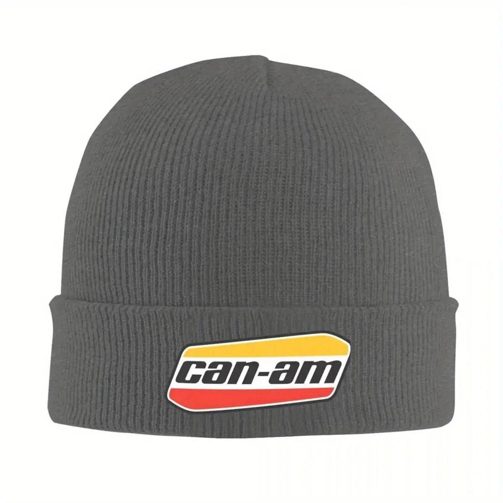 New Can Am Hats Autumn Winter Beanies Street Motor Lover Vehicles Caps Unisex Women Acrylic Knitted Hat