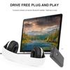2 In 1 Audio Transmitter Black Bluetooth Receiver 3.5mm Aux Hifi Music Audio Adapter For Tv Pc Car Speaker Chargable Wireless