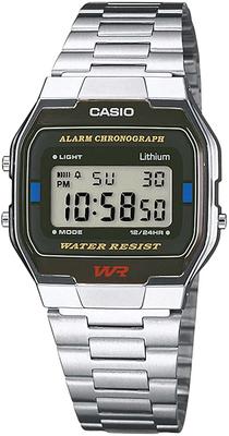 Цифровые часы Винтажная серия Серебристые Зарубежная модель [Casio] A163WA-1QES Мужские, Женские, Детские