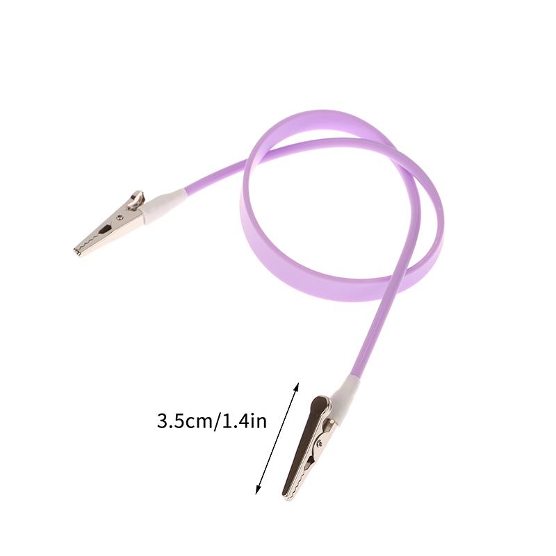 1Pc Dental Autoclavable Bib Clips Chain Napkin Holder Baby Silicone Patient Clips Scarf Dentist Tools