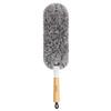 MR.SIGA Lint-Free Duster with Bamboo Handle and Interchangeable Heads, Washable Microfiber Duster for Household Cleaning