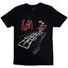 Korn Unisex Adult Follow The Leader Hopscotch Back Print T-Shirt