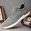 Fashion Casual Leather Men's Sneakers Low-top Casual Shoes Vintage Style All-match Sports Shoes Comfort Male Treking Footwear Trainers