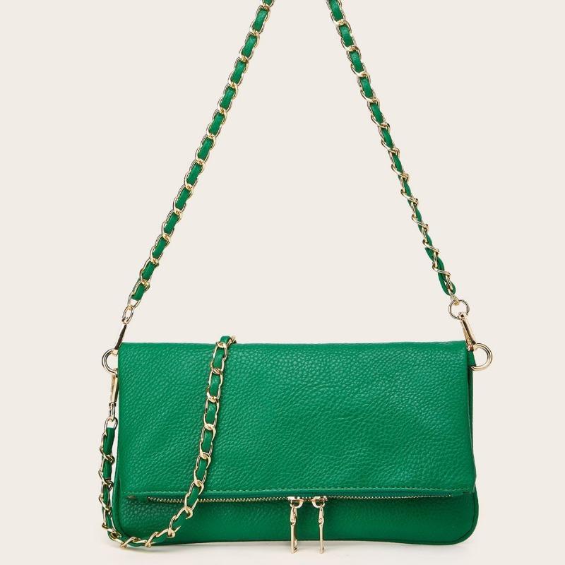 Сумка Lychee Grain Underarm Chain Маленькая женская модная сумка Senior Sense Маленькая квадратная сумка через плечо на одно плечо