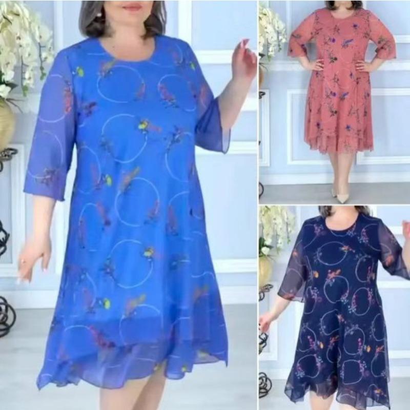 Женское платье с принтом