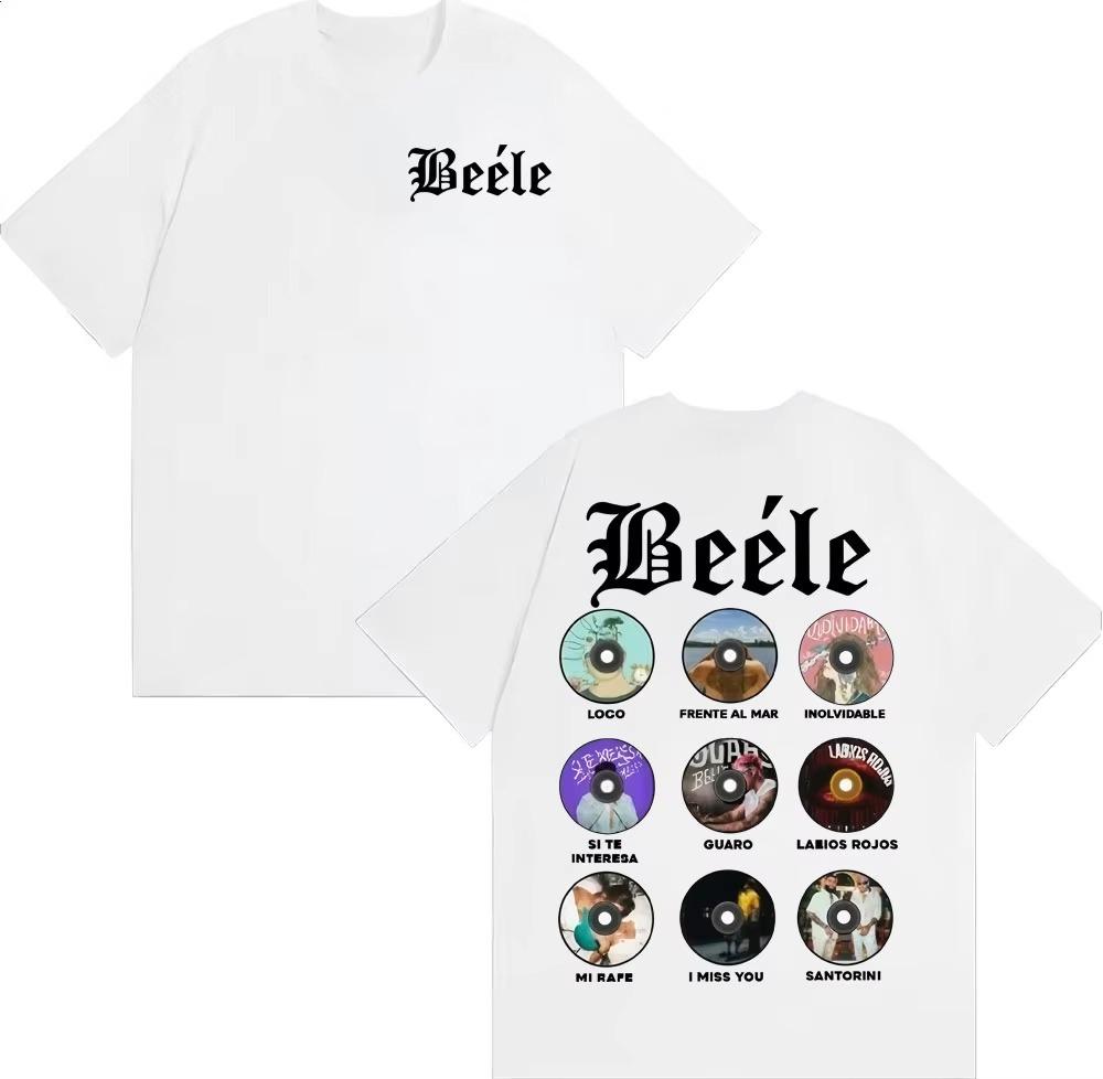 Rapper BEELEs Music Album 2026 Spring summer Graphic Tshirt Fashionable Hiphop Summer Print Pure Cotton Casual Tshirt
