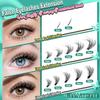 670 clusters of single-cluster segmented upper and lower eyelashes mixed set, thick and curled false eyelashes