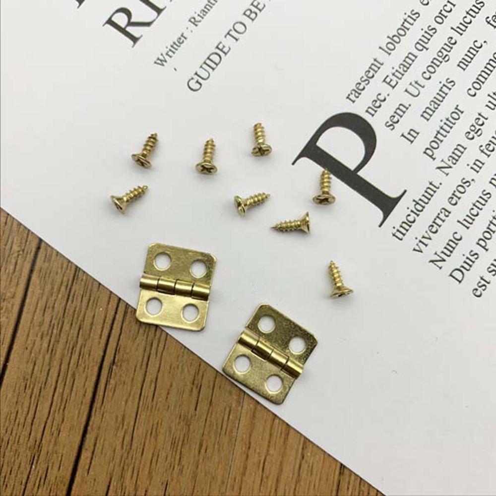 Manual Luggage Trunk Lock Dollhouse Metal Crafts Box Case Corner Suitcase Protector Doll Bags Parts