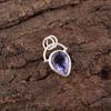 Iolite Gemstone Sterling Silver Daughter Gift Trendy Engagement Pendant Jewelry PP-56-14