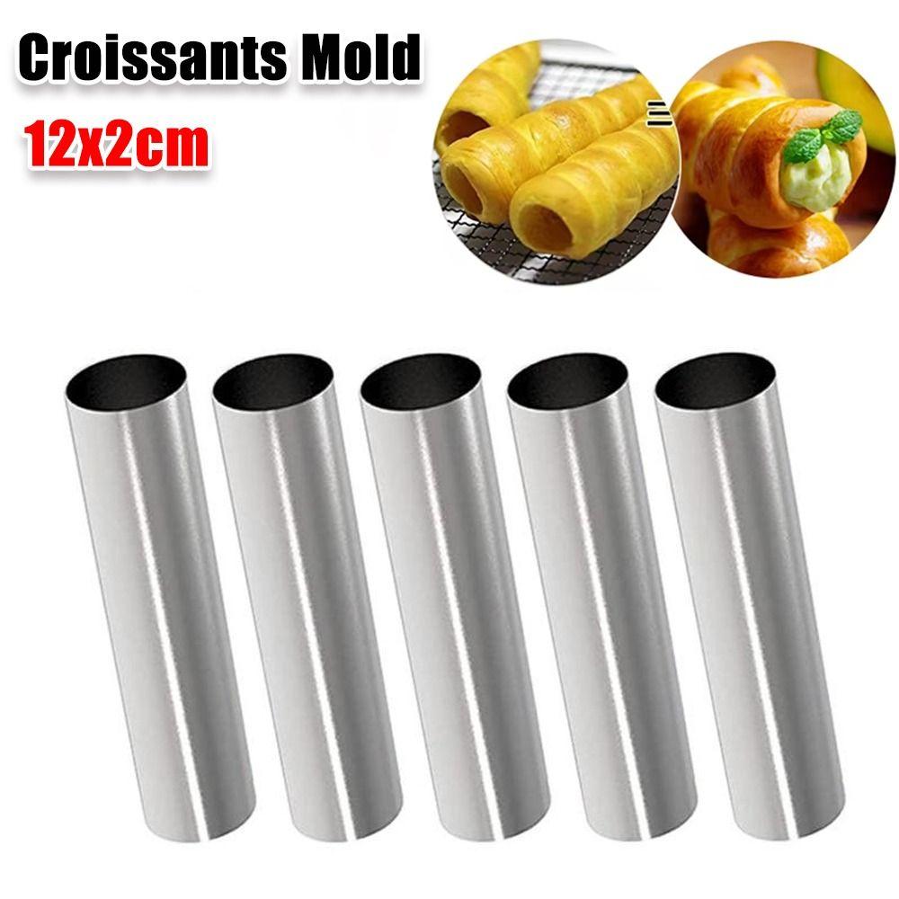 Форма для выпечки рожков из крема своими руками, многоразовая форма для выпечки тортов, модная форма для круассанов