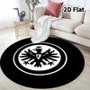 Frankfurt Football Round Area Rug Carpet Rug For Living Room Bedroom Sofa Playroom Decor Nonslip Floor Mat