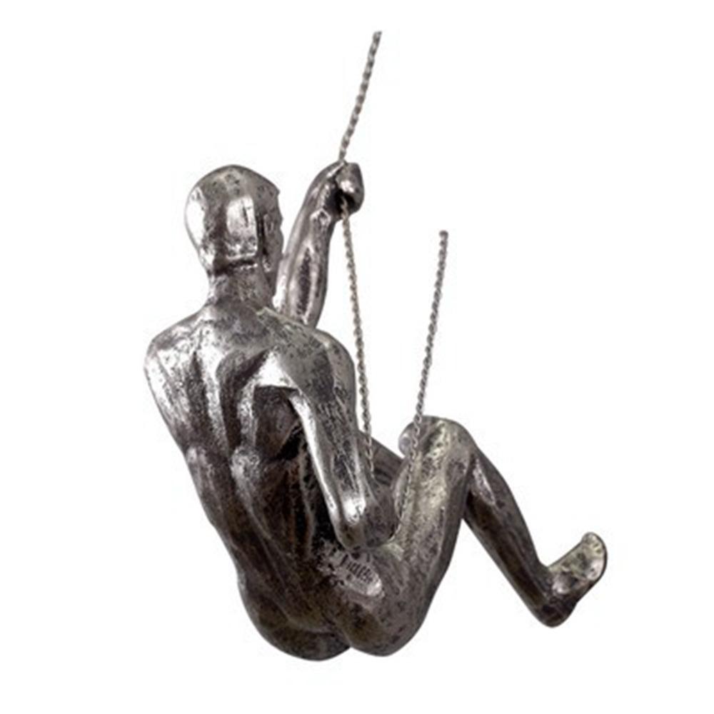 European Style Rock Climbe Statue Unique Abstract Character Pendant Living Room