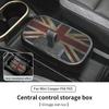 Центральный ящик для хранения для BMW Mini Cooper F65 F66 2024 2025 Центральный подлокотник Ящик для хранения Автомобильные аксессуары
