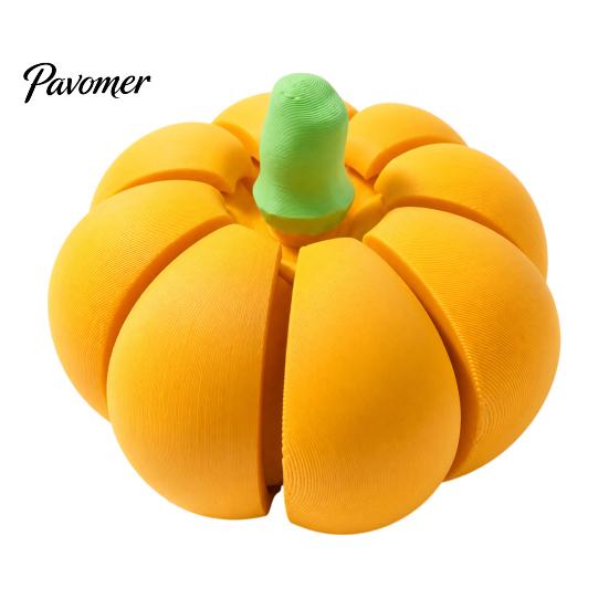 Pumpkin Fidget Toy 3D Printed Clicker, Stress Relief Clicky Toy, Sensory Tool Mini Finger Halloween Thanksgiving Harvest Holiday Gift Adults Kids