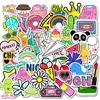 50Pcs Cute Cartoon Stickers Laptop Luggage Guitar Bicycle Skateboard Decals