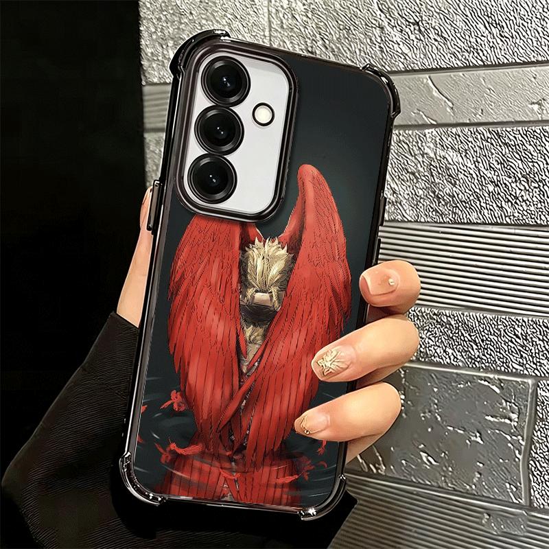 MHA My Hero Hawks Мягкий чехол для телефона для Samsung A17 A27 A07 A37 A57 A16 A56 A15 A55 A14 A54 A13 A53 A26 A36 A25 A35 A24 A34 A23 A3