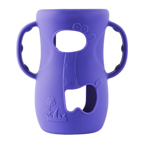 Силиконовый чехол для бутылки с ручкой, изолированный чехол для стакана 45755 унций